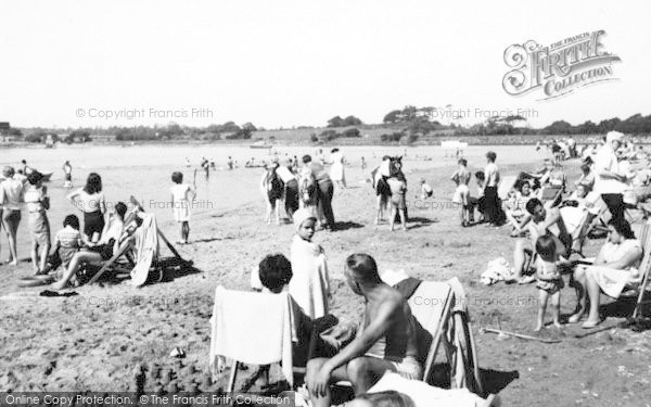 Photo of Poole, Riviera, The Beach, Rockley Sands c.1960