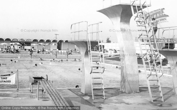 Photo of Poole, Riviera, Tropicana Pool, Rockley Sands c.1970