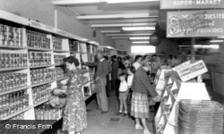 Rockley Park Supermarket, Rockley Sands c.1960, Poole