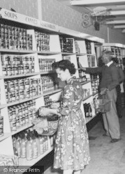 Rockley Park Supermarket, Shoppers c.1960, Poole