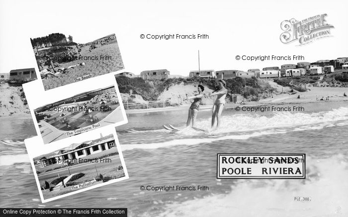 Photo of Poole, Rockley Sands Composite c.1965