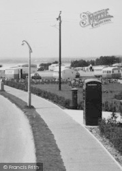 Rockley Sands, Telephone And Post Boxes c.1960, Poole
