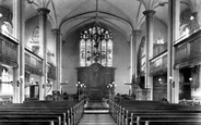St James's Church Interior 1908, Poole