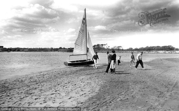 Photo of Poole, The Beach, Rockley Sands c.1960