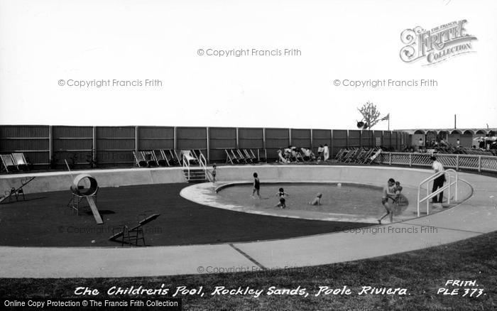 Photo of Poole, The Children's Pool, Rockley Sands c.1965