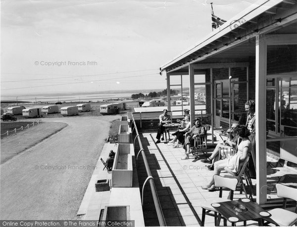 Photo of Poole, The Club Balcony, Rockley Sands c.1960