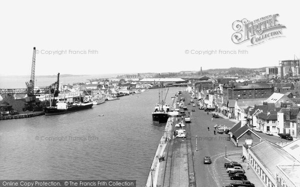 Photo of Poole, The Harbour c.1955