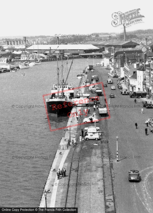 Photo of Poole, The Harbour c.1955