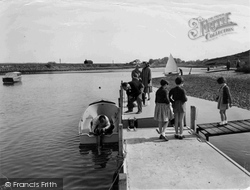 The Landing Stage, Rockley Sands c.1960, Poole