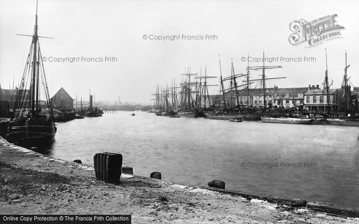 Photo of Poole, The Quay From Hamside c.1875