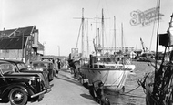 Poole, the Quayside 1950