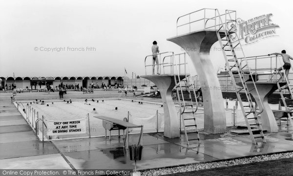 Photo of Poole, The Tropicana Pool, Rockley Sands c.1965