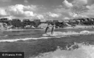 Water Skiing At Rockley Sands c.1960, Poole
