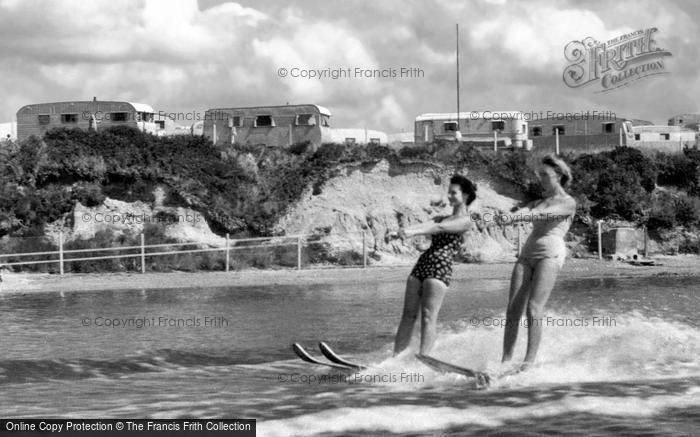 Photo of Poole, Water Skiing At Rockley Sands c.1960
