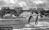 Water Skiing At Rockley Sands c.1960, Poole