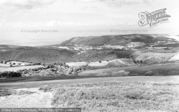 Photo of Porlock, Bay From Dunkery Beacon c.1960