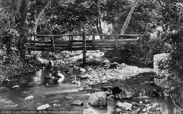 Photo of Porlock, Bridge On The Horner c.1872