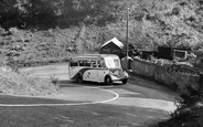 Bus Climbing The Hill c.1955, Porlock