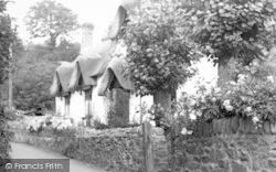 Doverhay Cottages c.1955, Porlock