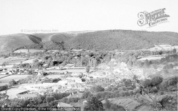Photo of Porlock, From Porlock Hill c.1955