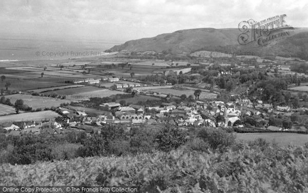 Photo of Porlock, General View c.1939