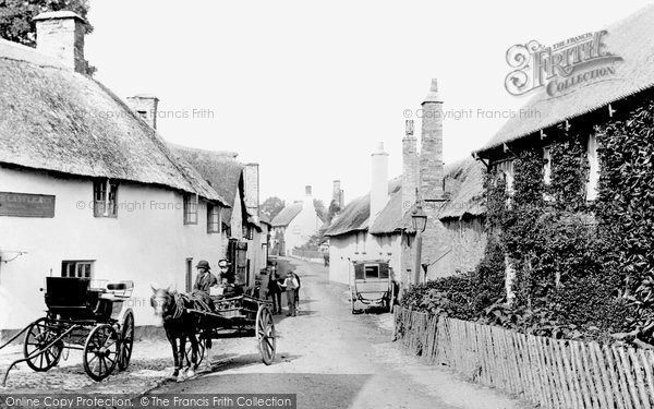 Photo of Porlock, High Street 1890