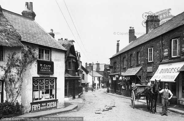 Photo of Porlock, High Street 1919