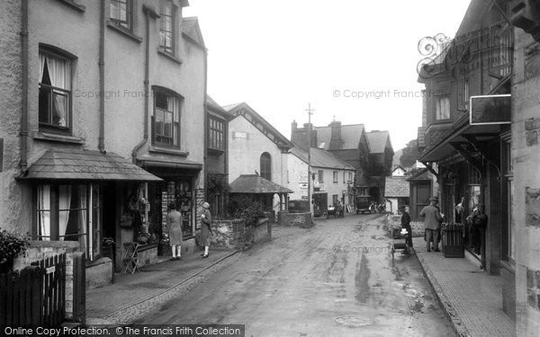Photo of Porlock, High Street 1927