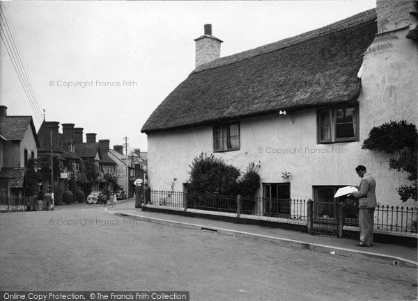 Photo of Porlock, High Street And Castle Hotel c.1950