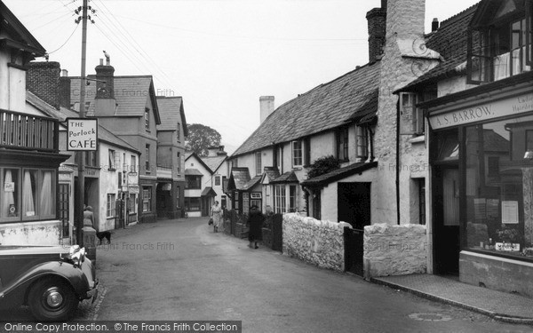 Photo of Porlock, High Street c.1950