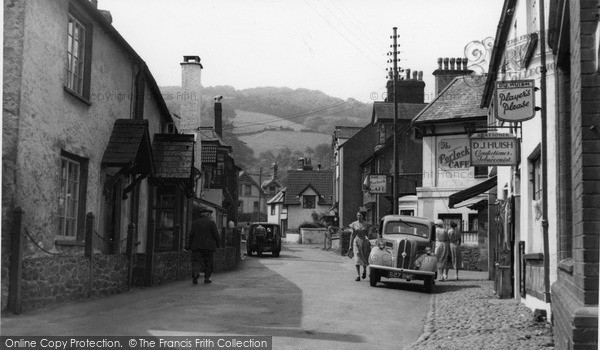 Photo of Porlock, High Street c.1955
