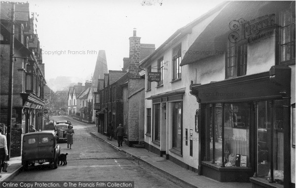 Photo of Porlock, High Street c.1955