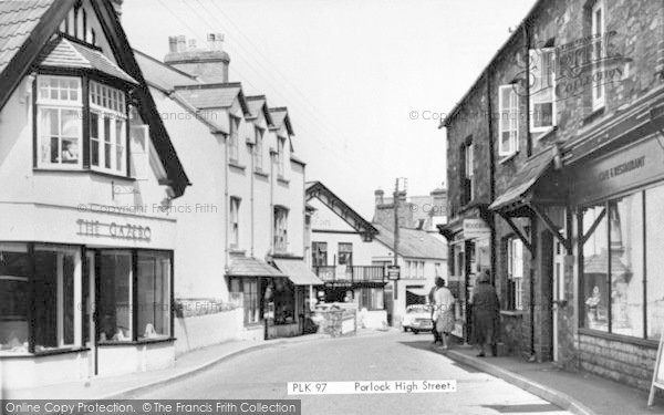 Photo of Porlock, High Street c.1960