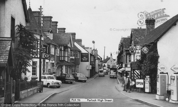 Photo of Porlock, High Street c.1965
