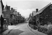 High Street, Castle Hotel 1919, Porlock