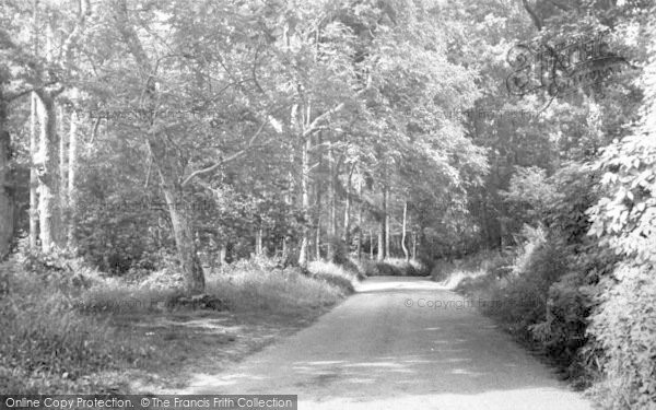 Photo of Porlock, Horner Mill Road c.1955 - Francis Frith