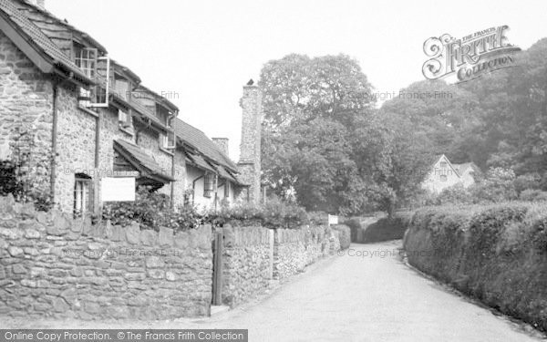 Photo of Porlock, Horner Mill Road c.1955