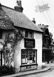 M. Cape Grocery Shop, High Street 1919, Porlock