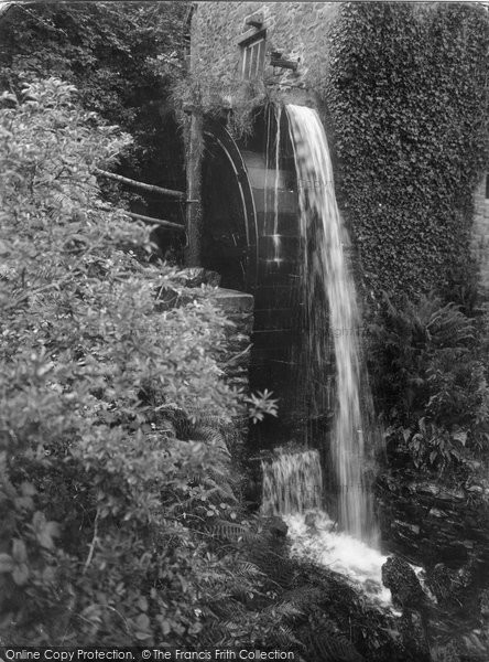 Photo of Porlock, Old Mill Wheel, Hawkcombe Vale 1927
