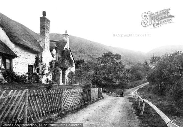Photo of Porlock, On The Road To Hawkcombe 1890