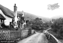 On The Road To Hawkcombe 1890, Porlock