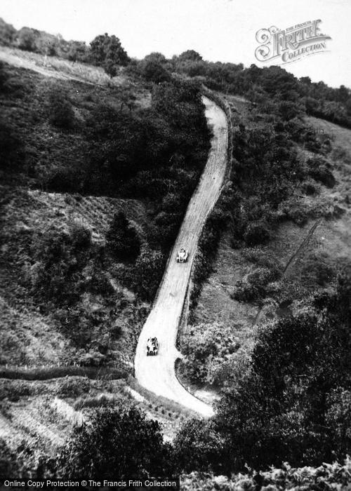 Photo of Porlock, Porlock Hill c.1925