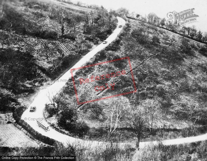 Photo of Porlock, Porlock Hill c.1925