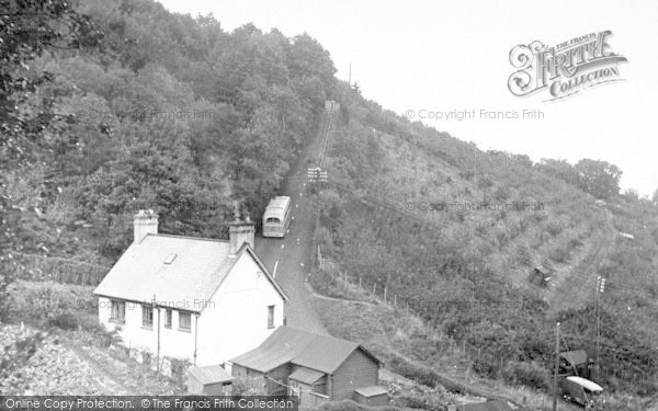 Photo of Porlock, Porlock Hill c.1955
