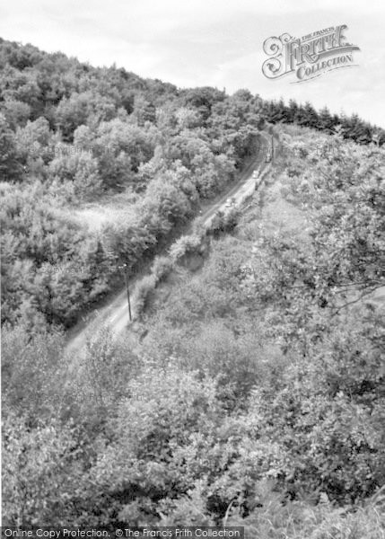 Photo of Porlock, Porlock Hill c.1960