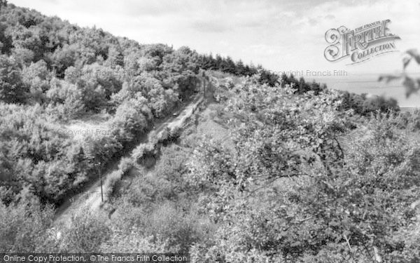 Photo of Porlock, Porlock Hill c.1960