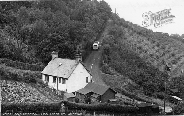 Photo of Porlock, Steep Gradient Of Porlock Hill c.1955