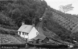 Steep Gradient Of Porlock Hill c.1955, Porlock