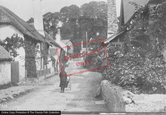 Photo of Porlock, Street 1892