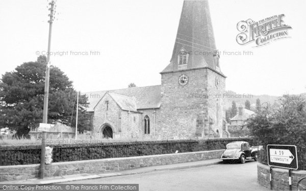 Photo of Porlock, The Church c.1955